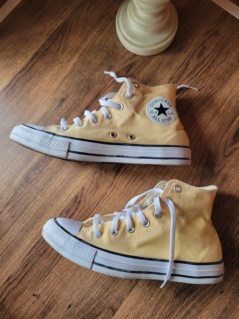 Converse Chuck Taylor All Star High Top Sneakers - Yellow - Picture 3 of 4
